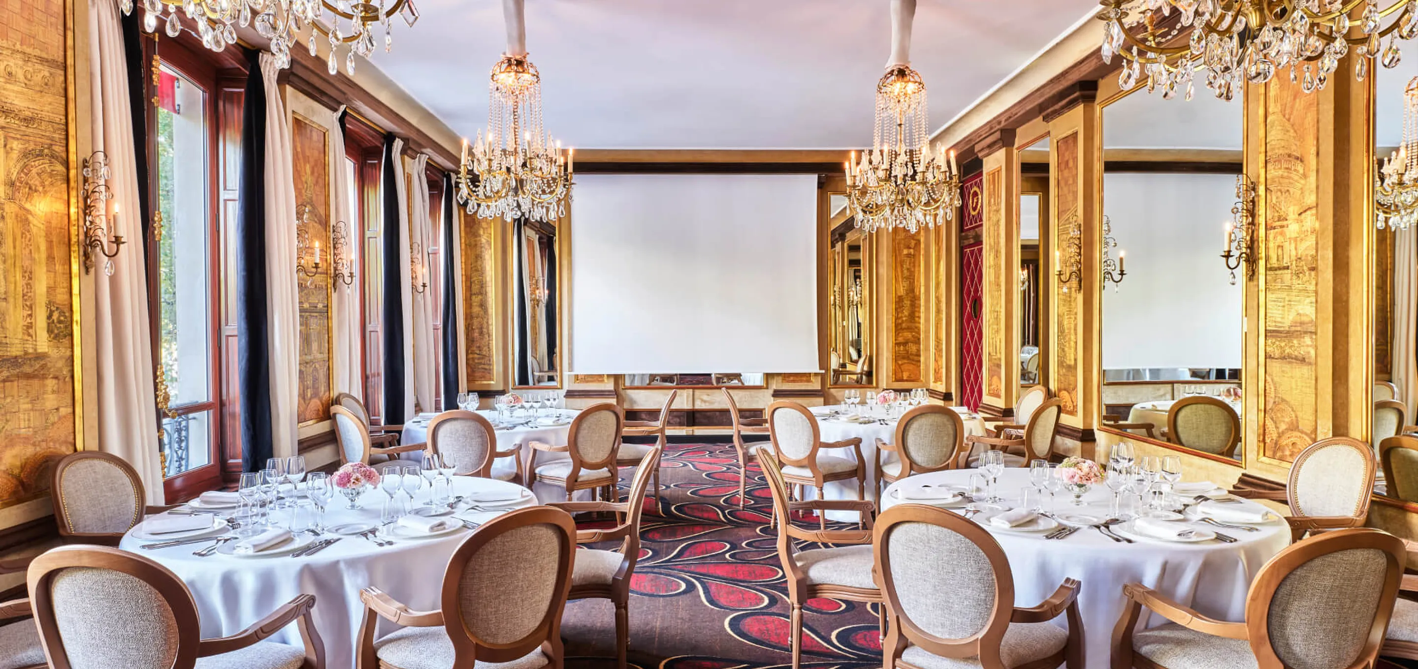 Fouquet's Paris -  Salons historiques tables