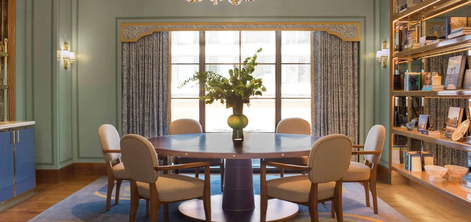 Salle à magner du Fouquet's Penthouse de l'hôtel Fouquet's New York