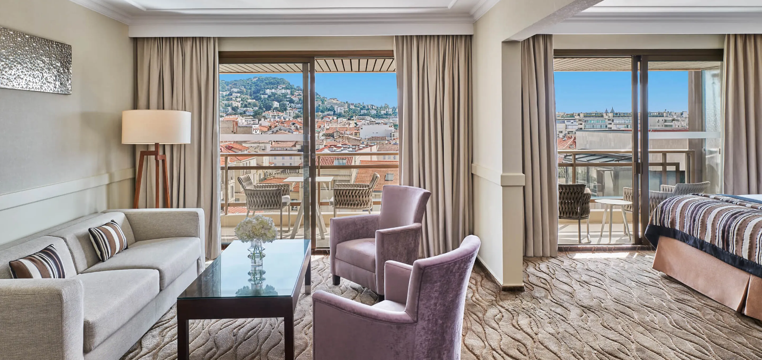 Suite Deluxe terrasse, Le Gray d'Albion coin salon