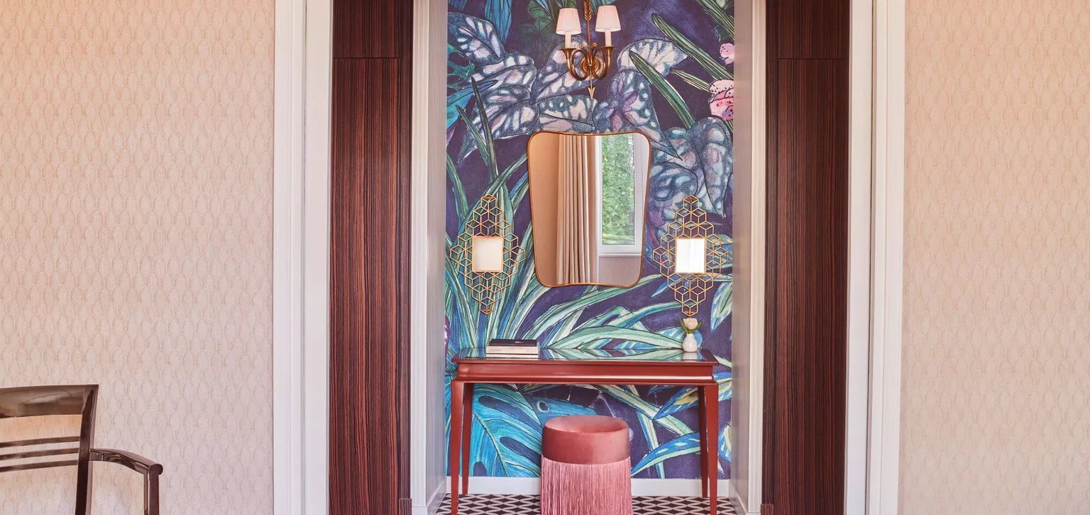 Dressing de La Suite de l'hôtel Westminster au Touquet