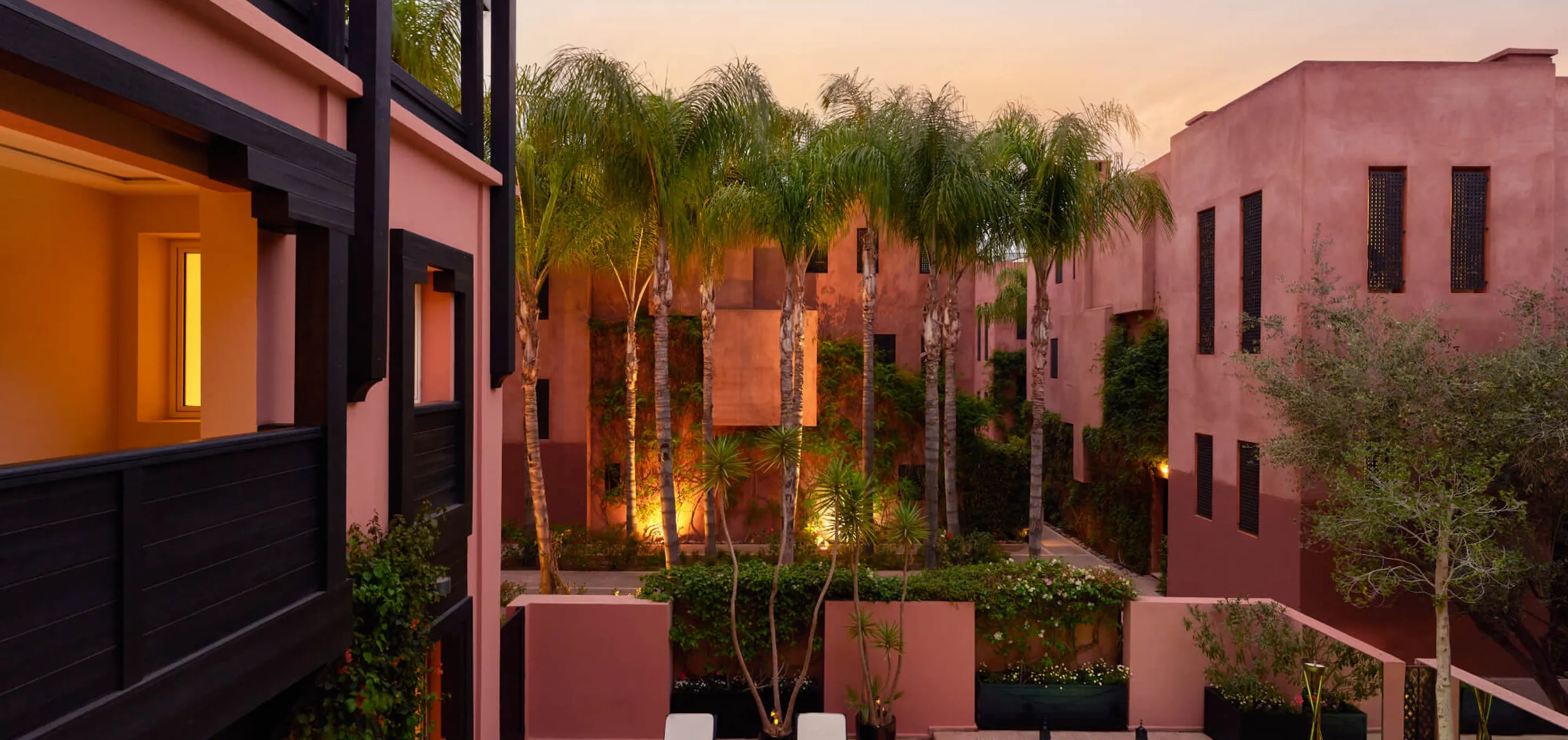 Le Naoura Marrakech, Couché de soleil Ryad