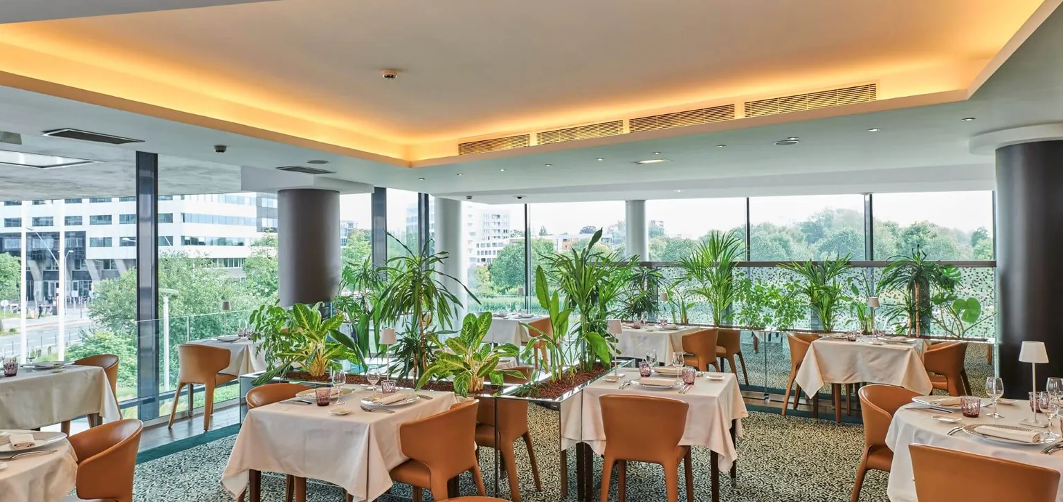Salle du restaurant Les Hauts de Lille à l'hôtel Barrière Lille