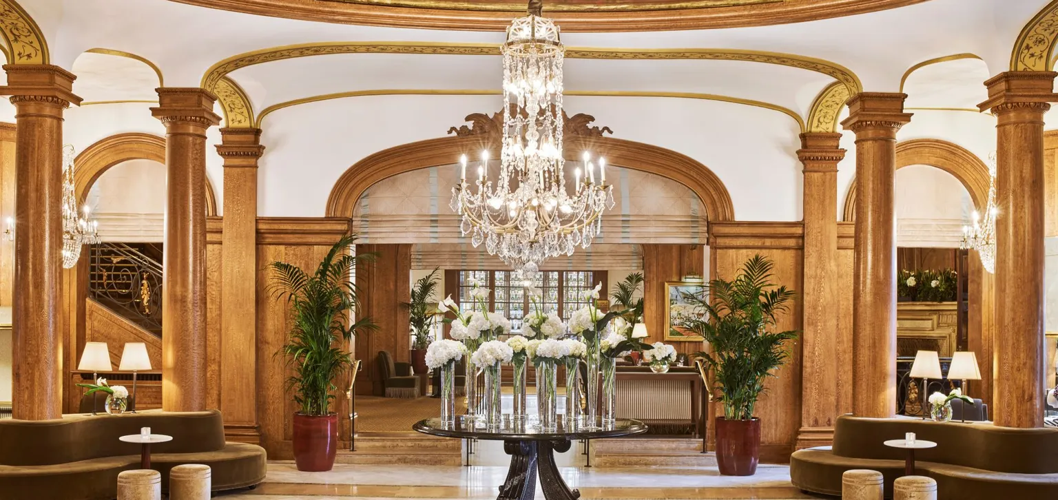 Lobby de l'Hôtel Le Normandy à Deauville