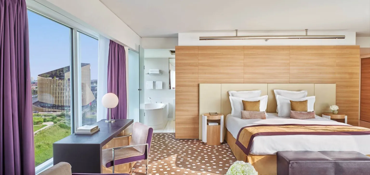 Vue de la Junior Suite de l'hôtel Barrière de Lille