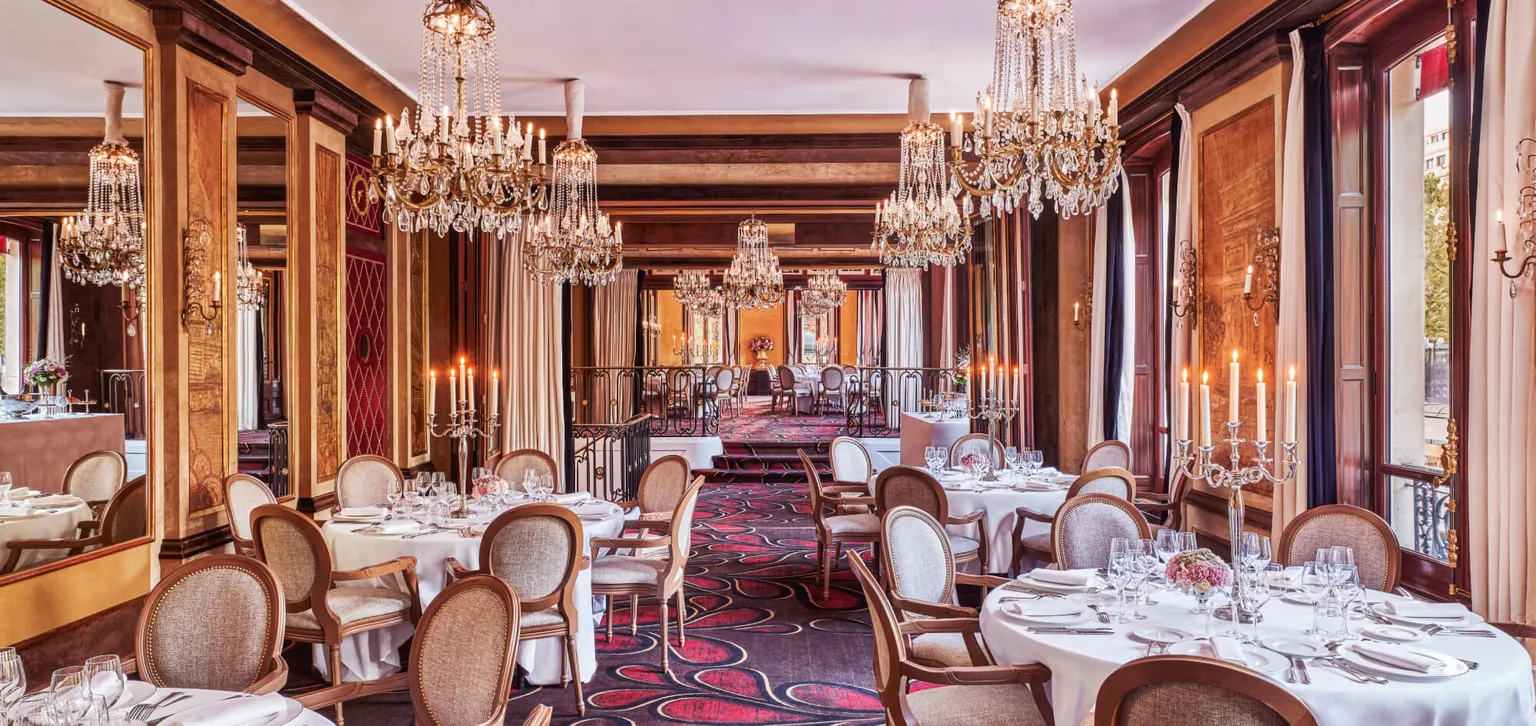 Fouquet's Paris -  Salons historiques grandes tables