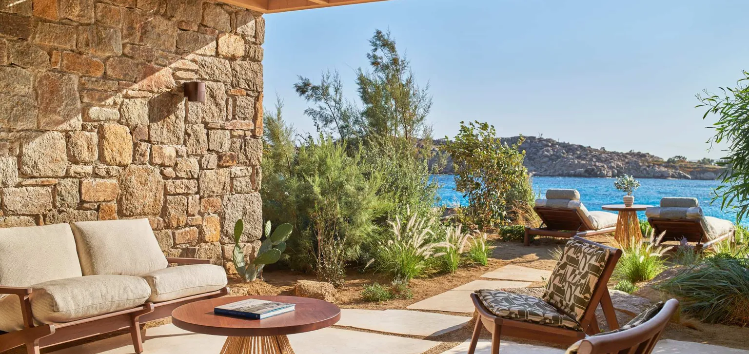 Bungalow Terrasse - Vue Mer - Terrasse - Fouquet's Mykonos