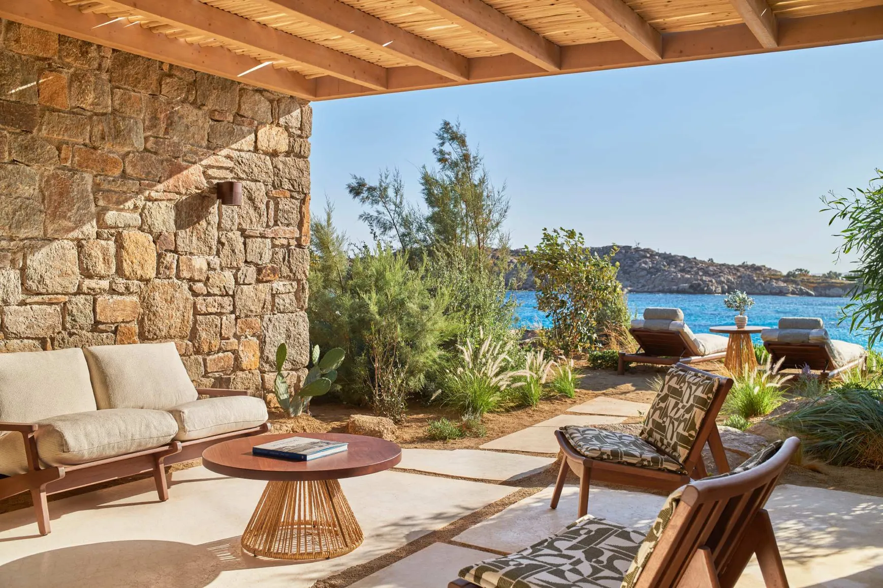 Bungalow Terrasse - Vue Mer - Terrasse - Fouquet's Mykonos