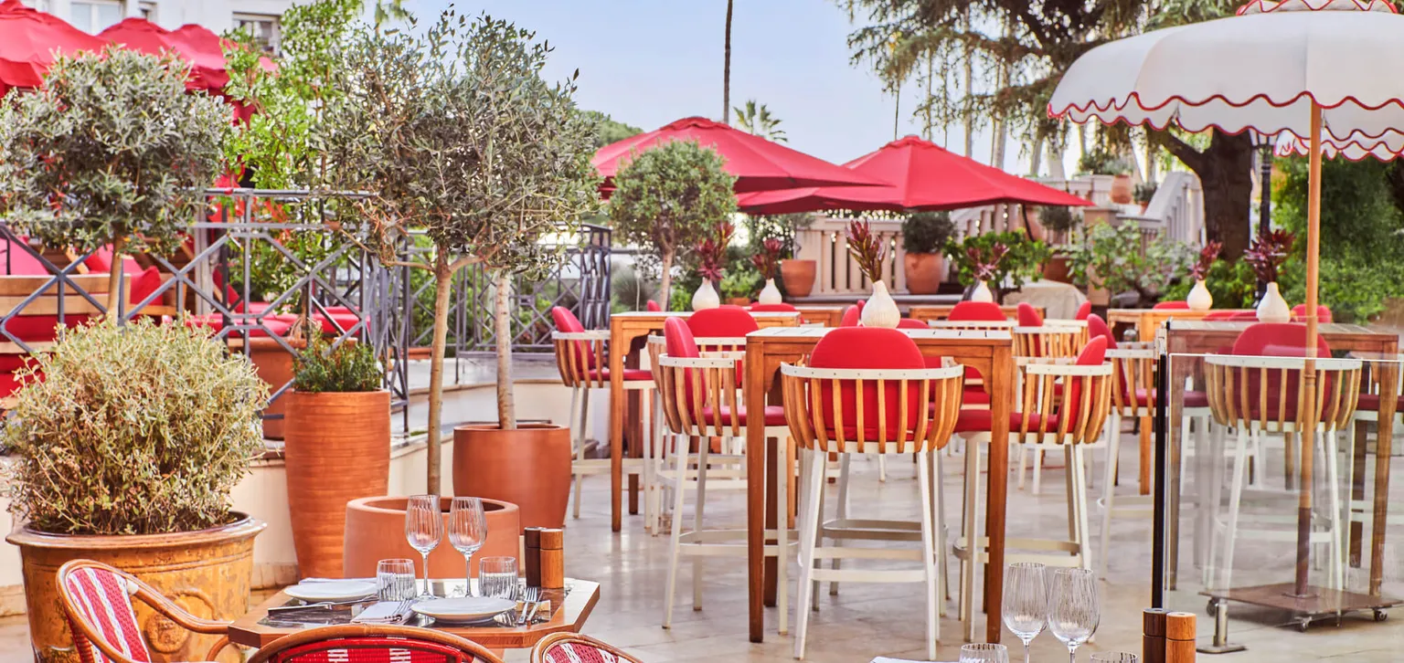 Beefbar Cannes terrasse extérieure