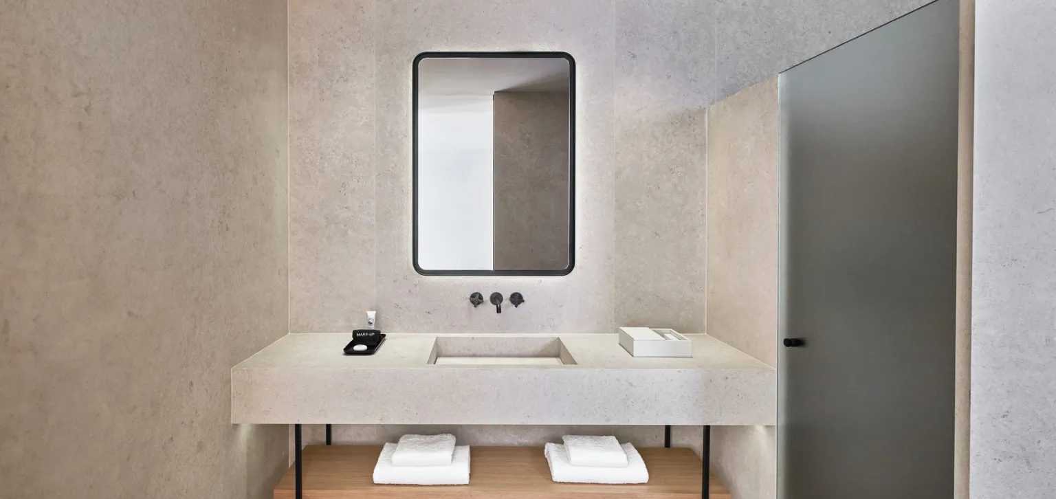 Suite Égéenne Deux Chambres Piscine Privée, Vue Mer - Salle de bain - Fouquet's Mykonos