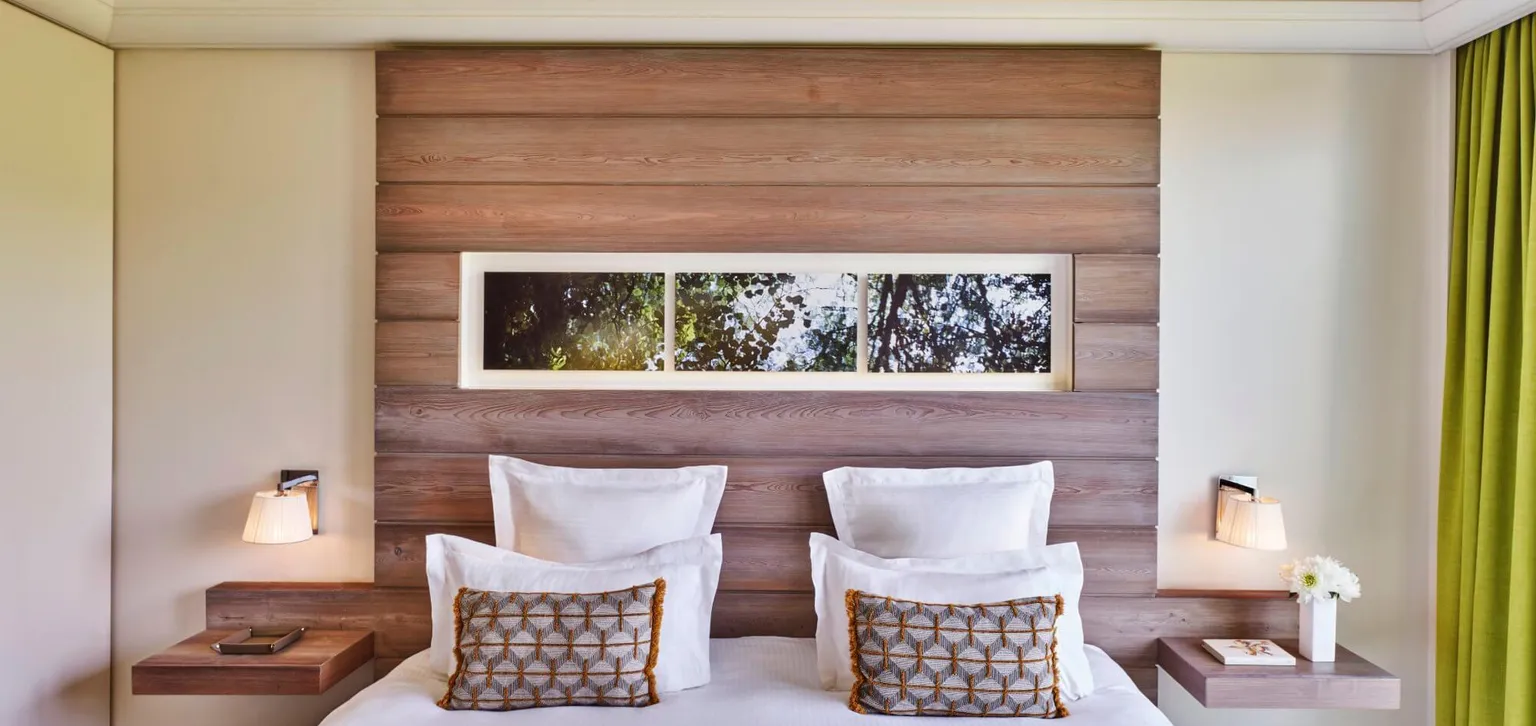 Ribeauvillé Coin nuit chambre supérieure Rez de jardin