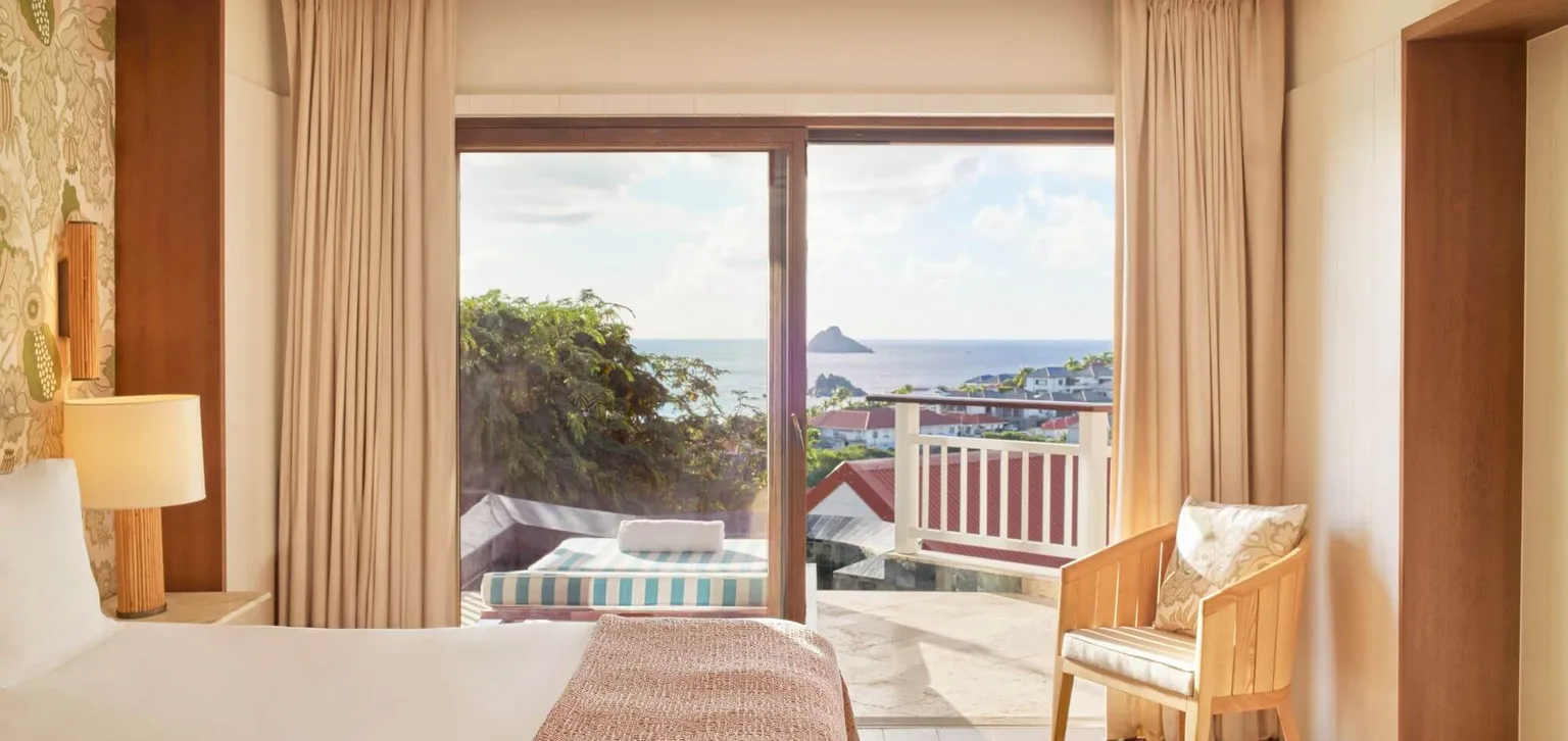 Saint Barth Junior Suite Chambre vue mer