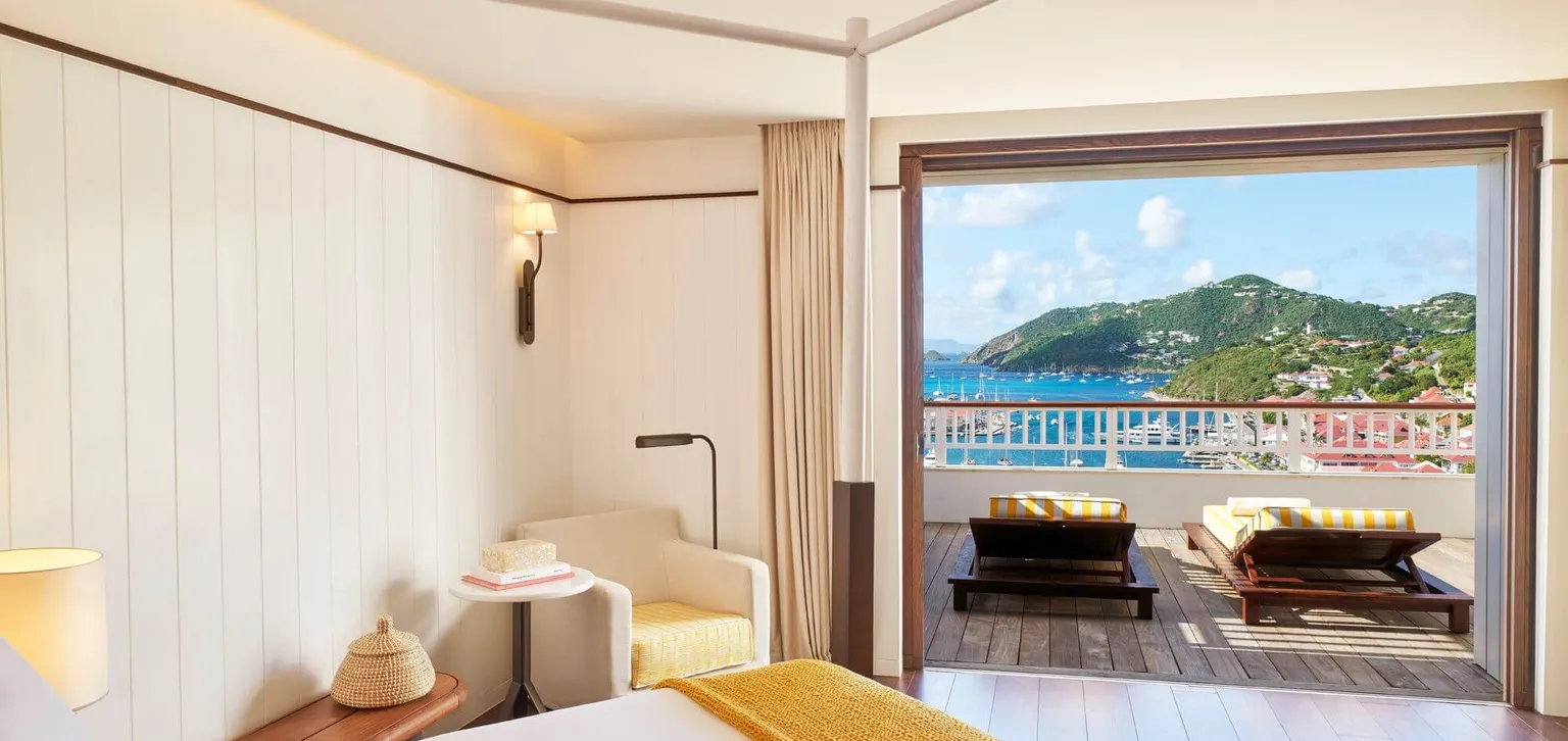 Saint Barth Loft Royal chambre avec vue mer