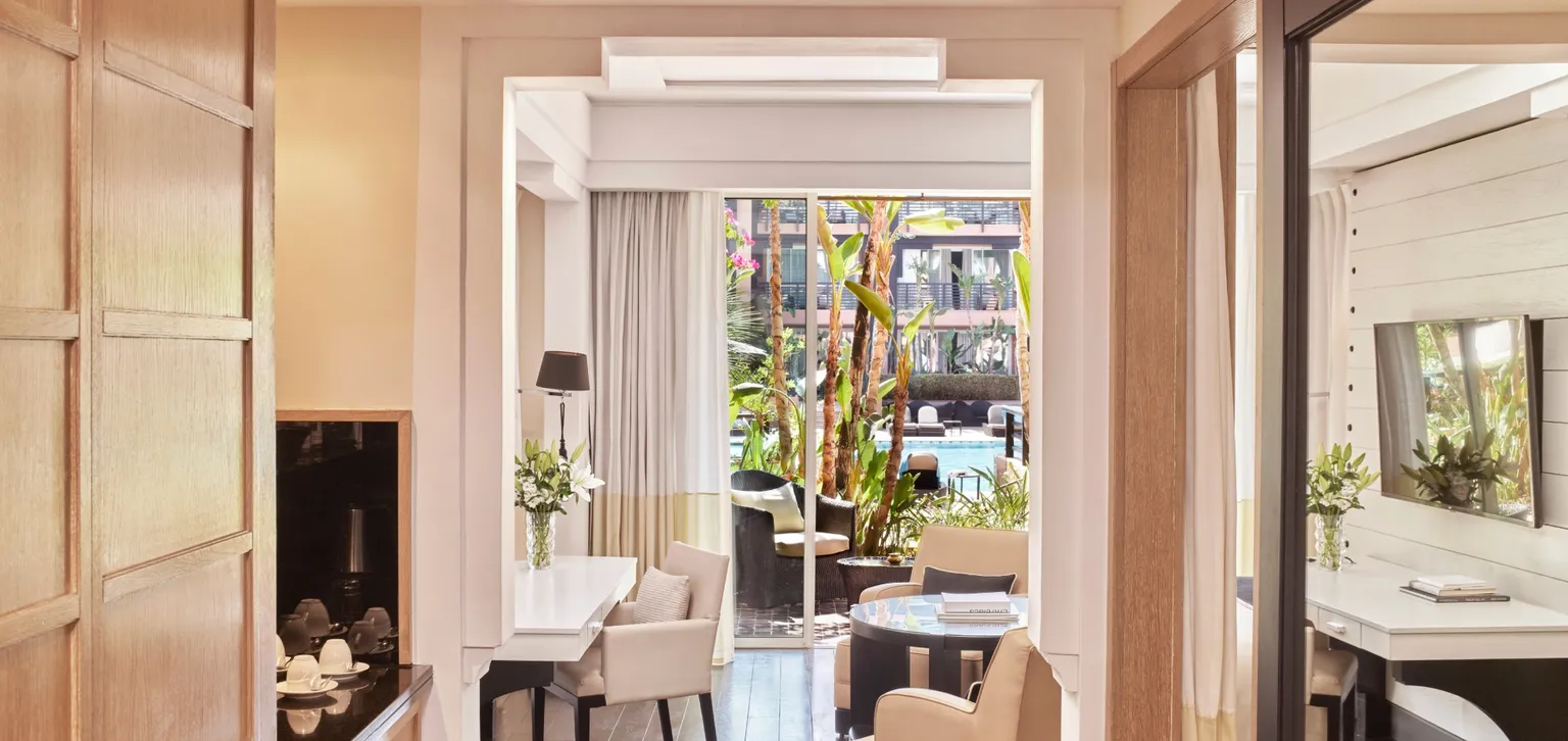 vue d'ensemble chambre supérieure Le Naoura Marrakech