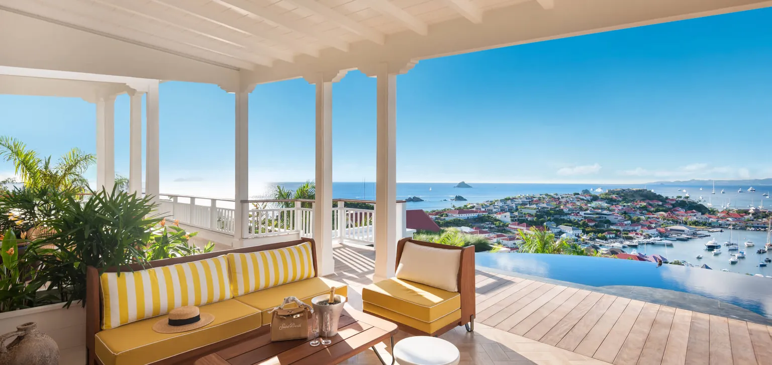 St barth Villa Diane Terrasse