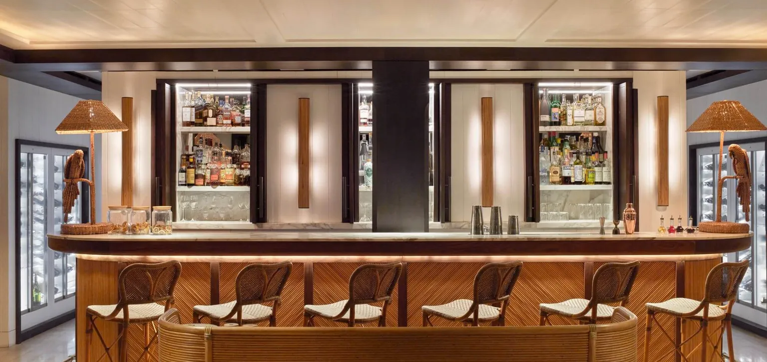 Le Bar au Carl Gustaf à Saint-Barth
