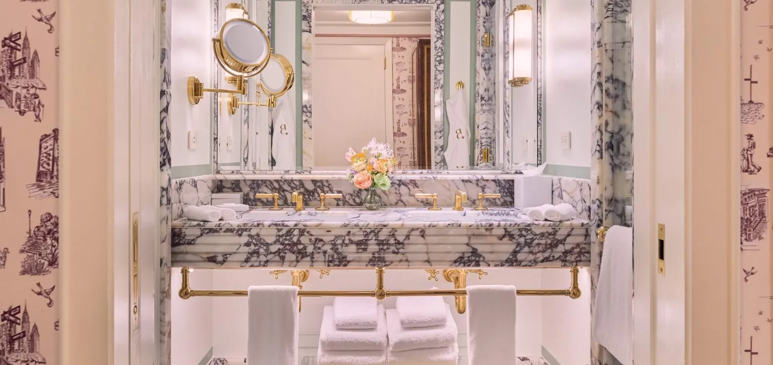Salle de bain de la Chambre Prestige Deluxe Double Queen Fouquet's New York