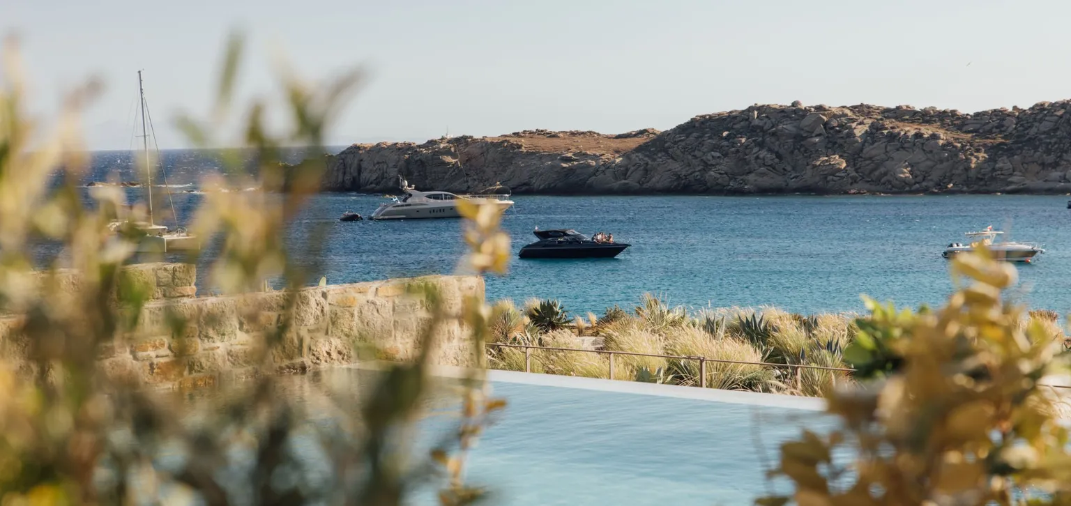 Fouquets mykonos vue mer
