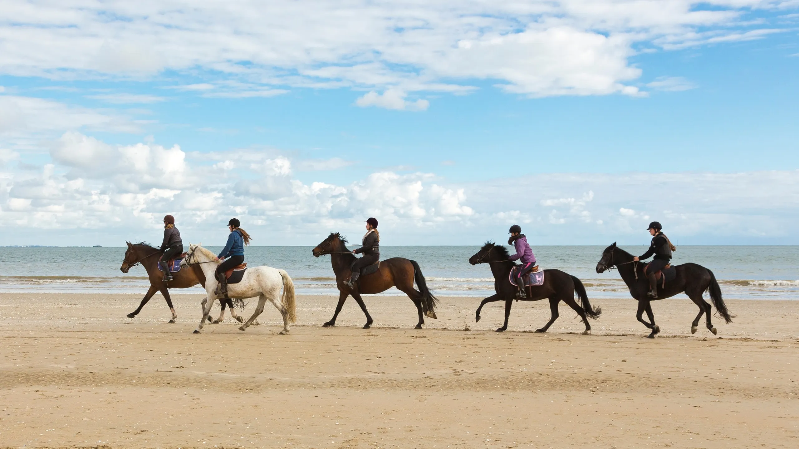 équitation cannes plage