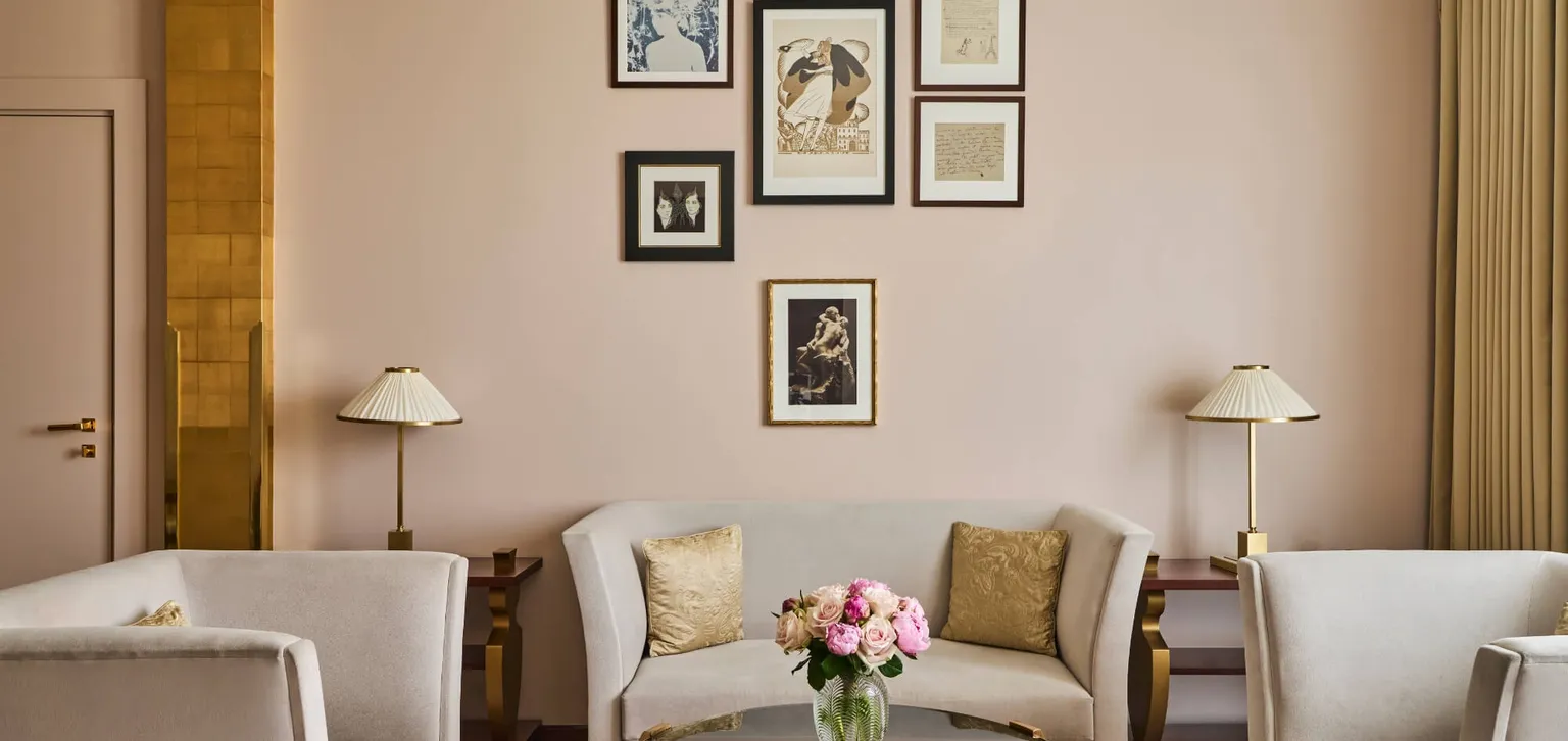 Grande Suite Prestige Champs-Elysées - Salon - Fouquet's Paris