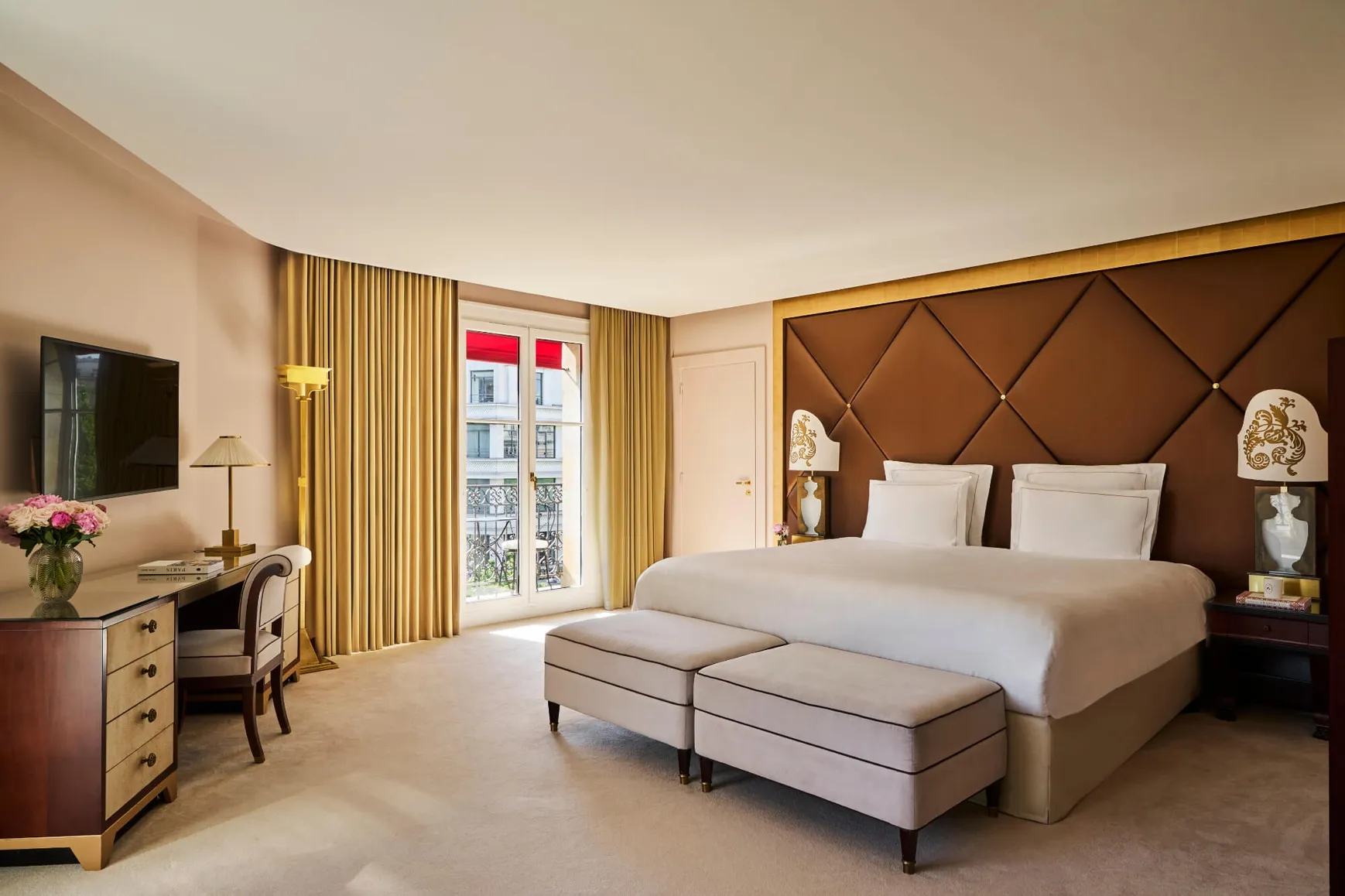 Junior Suite Deluxe - Lit - Fouquet's Paris