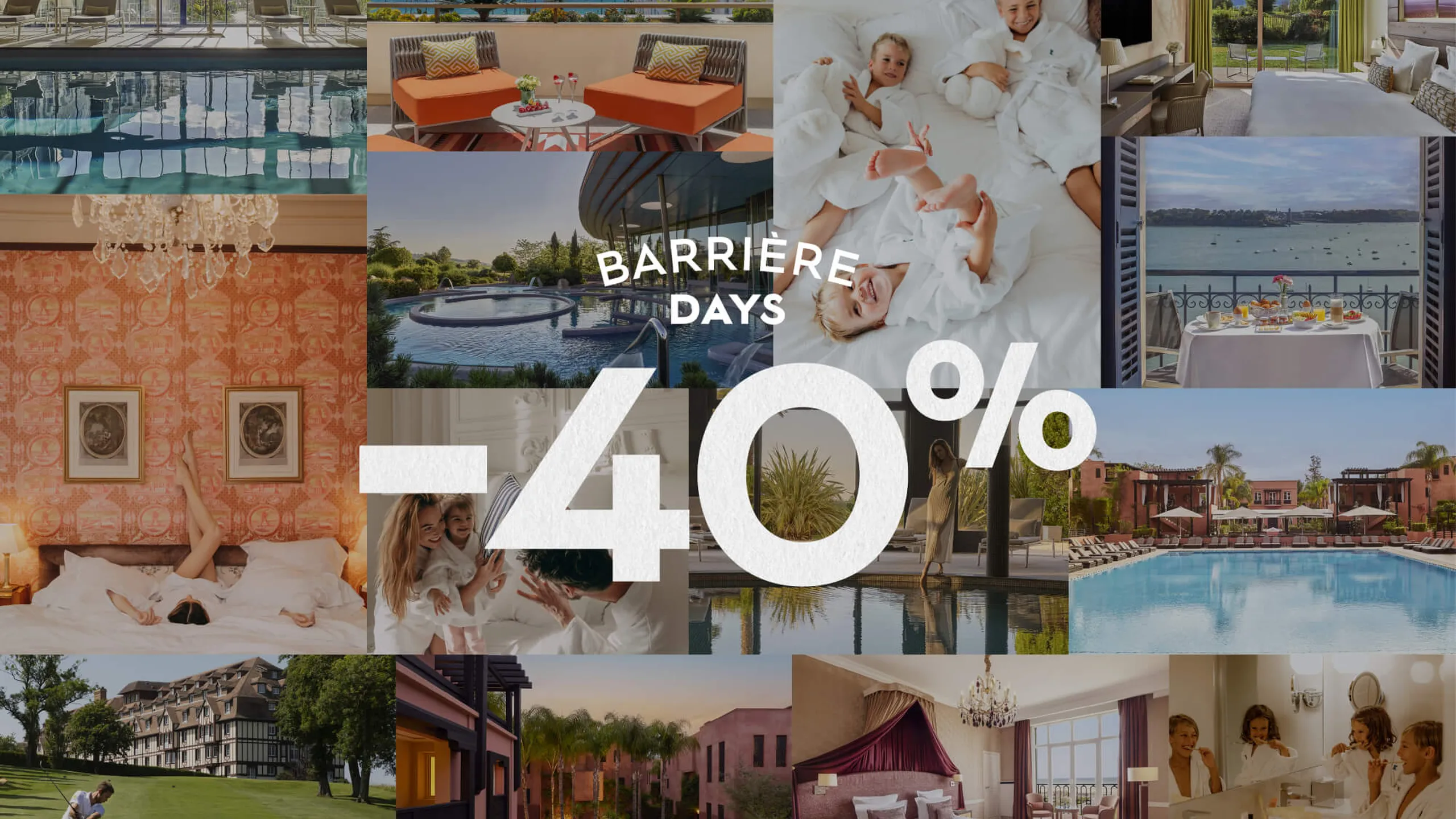 Barrière Days, -40% sur une selection d'Hôtels