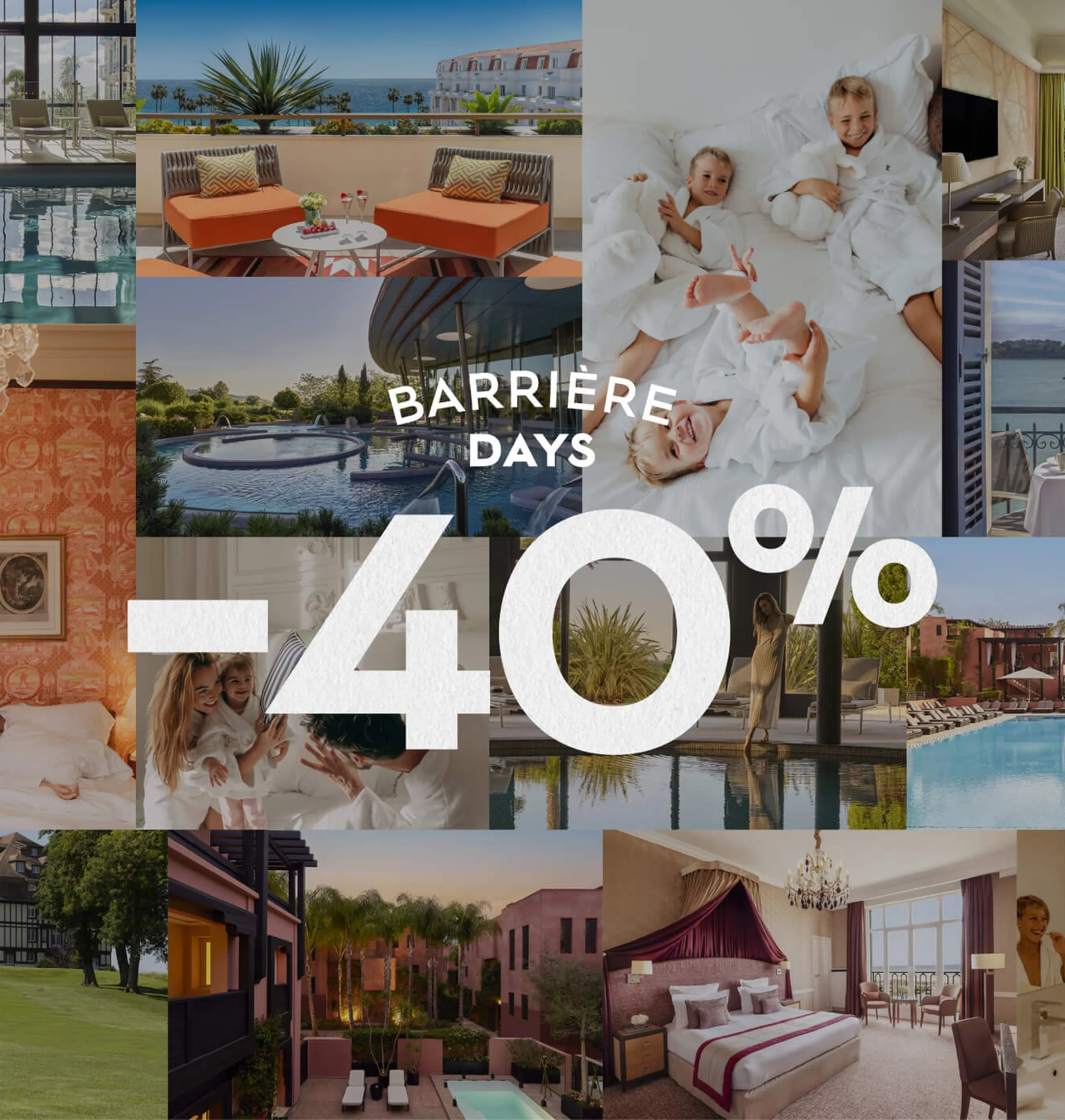 Barrière Days, -40% sur une selection d'Hôtels
