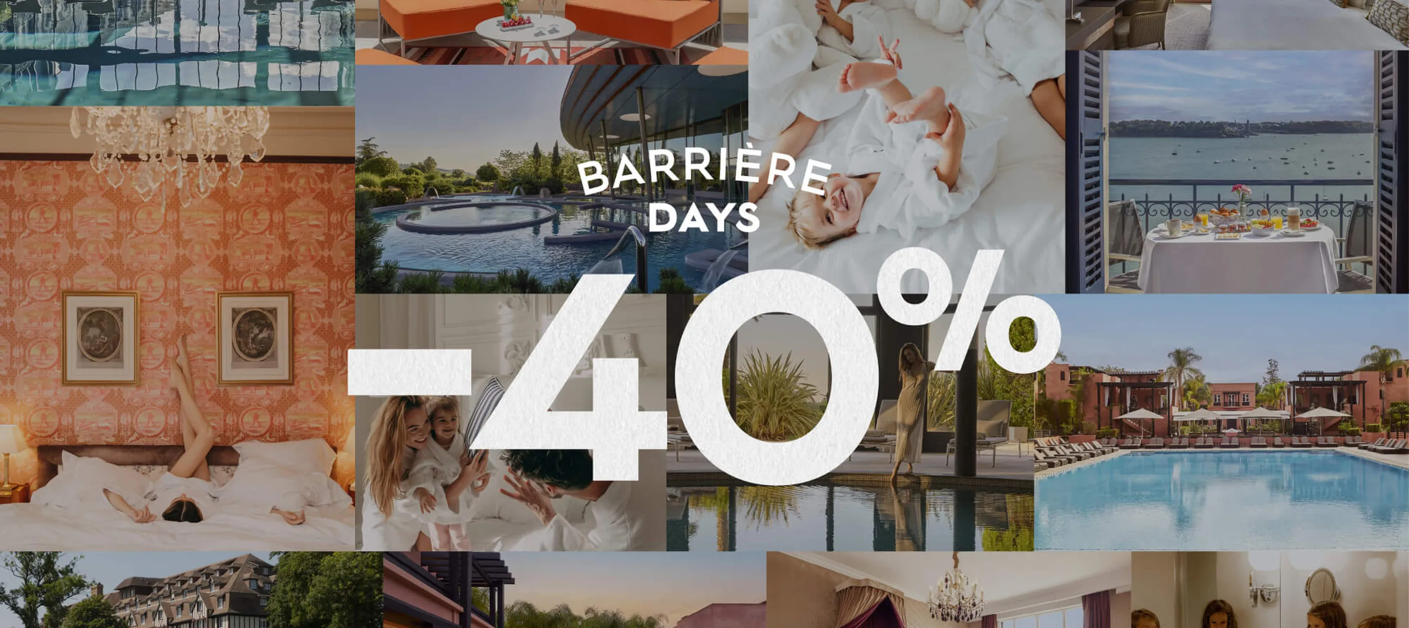 Barrière Days, -40% sur une selection d'Hôtels