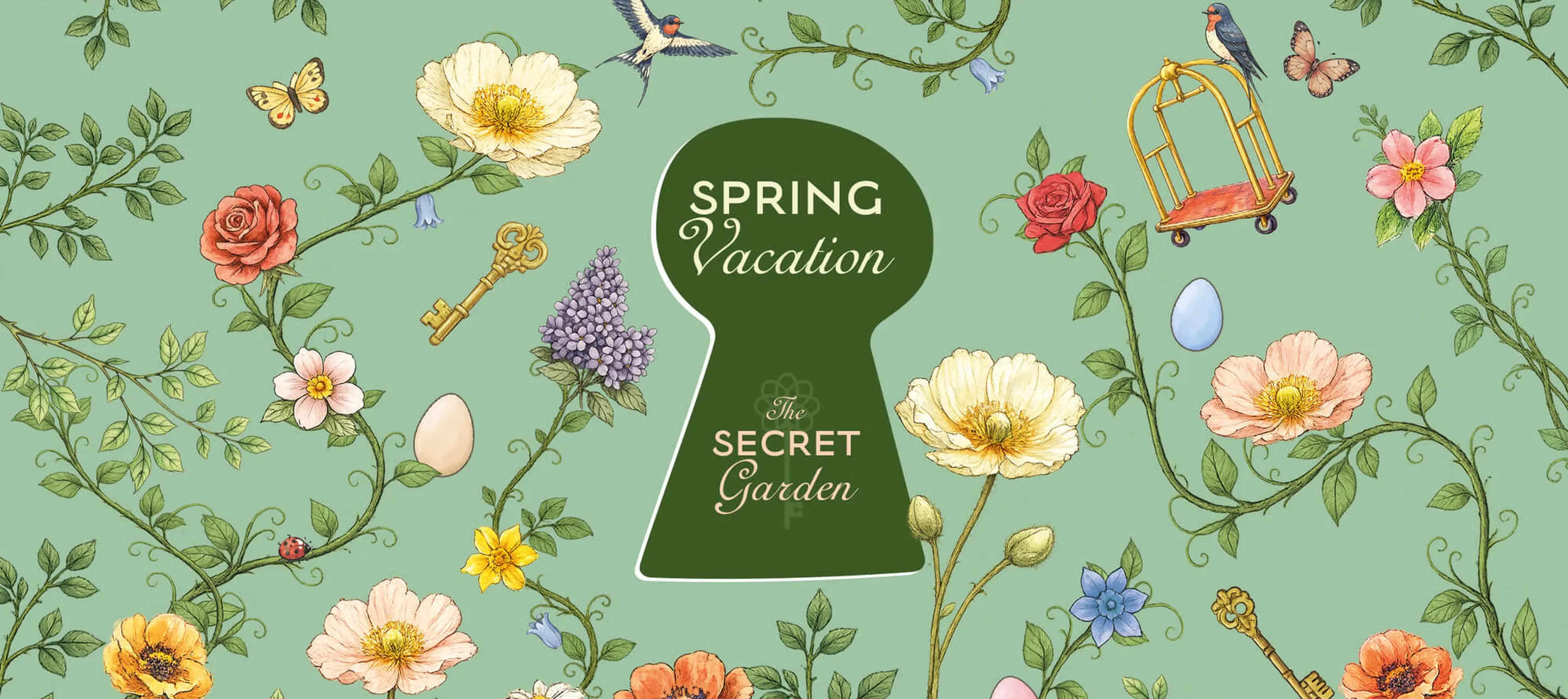 Spring vacation, The secret Garden