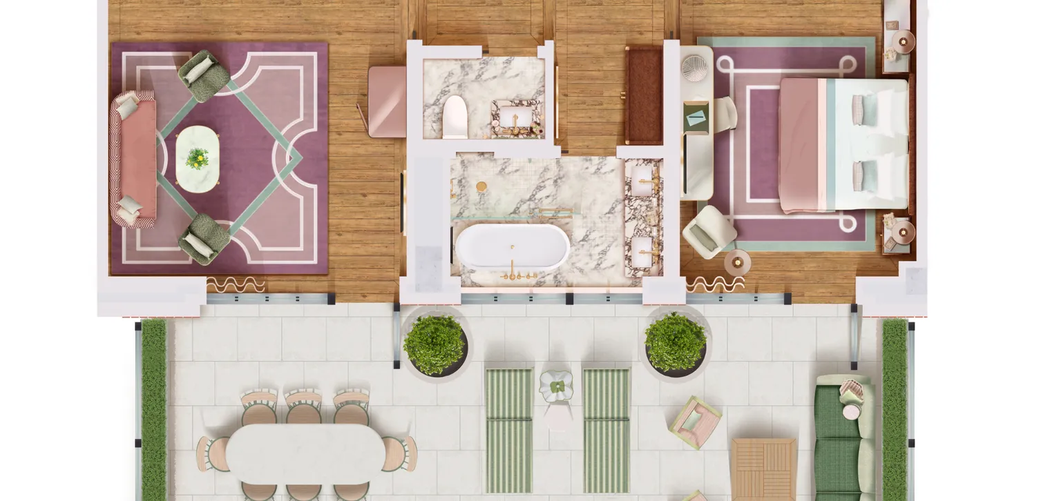 Terrace Suite Layout