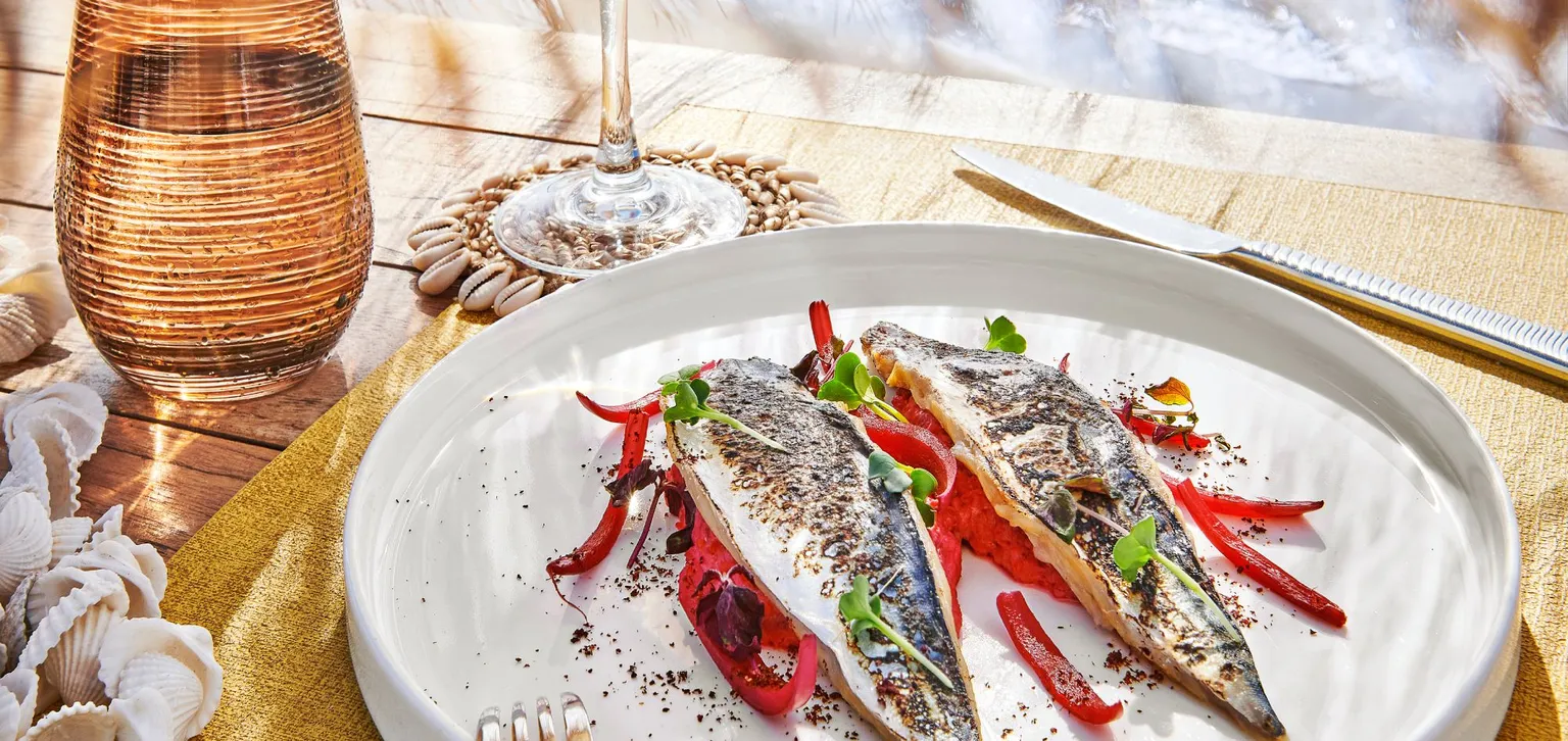 Maquereau du du Mademoiselle Gray à l'hôtel Le gray d'albion à cannes