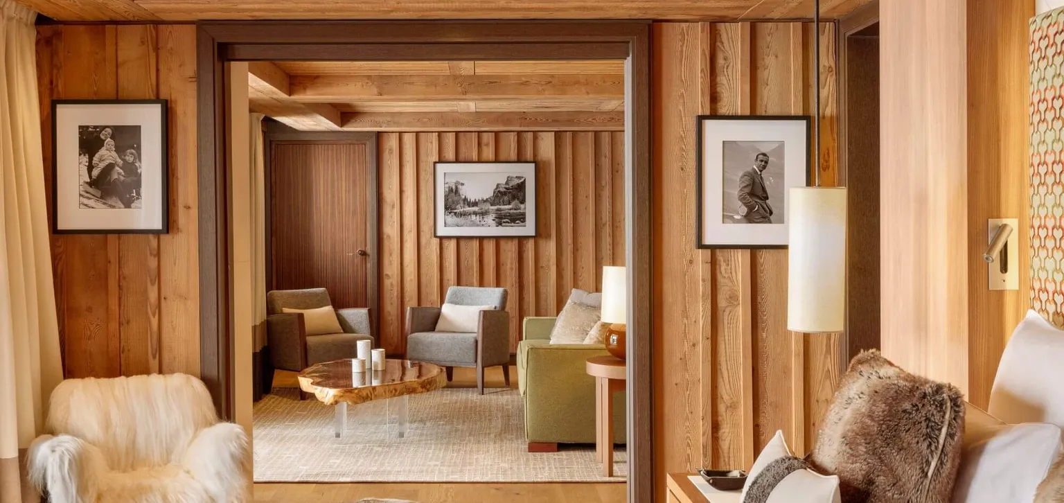 Suite Deluxe coin lit avec salon, Hôtel Les Neiges Courchevel
