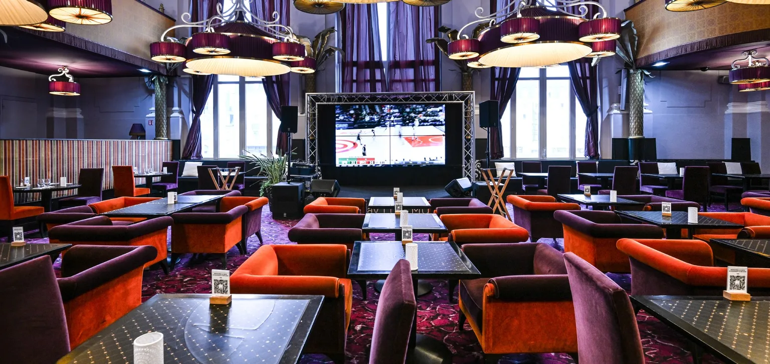 Salle du restaurant Villatara au casino Barrière de Trouville