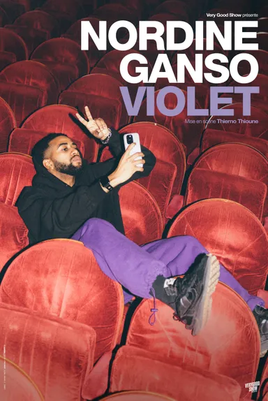 Affiche du spectacle de Nordine Ganso - Violet