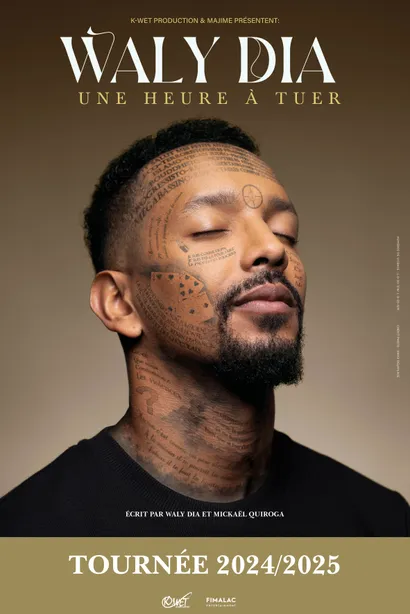 Affiche du spectacle de Waly Dia