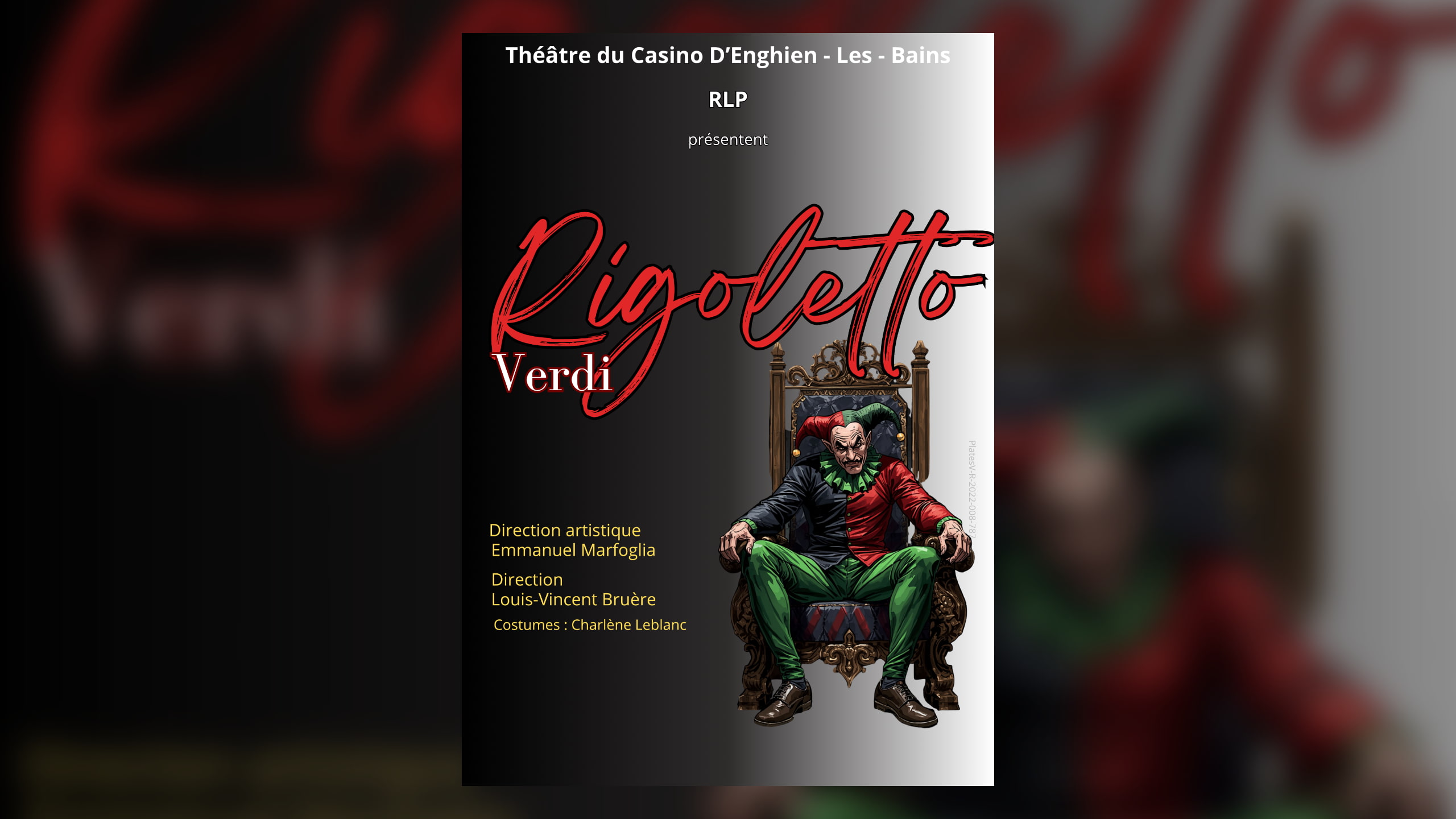 Affiche Rigoletto en concert au Casino Barrière Enghien-les-Bains