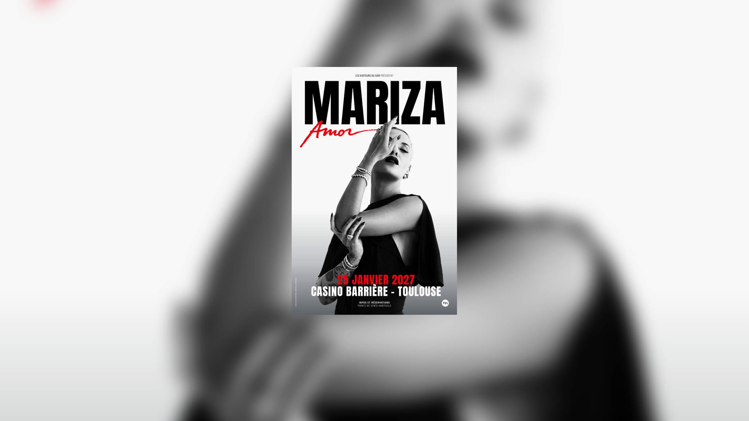 Affiche Mariza en concert au Casino Barrière Toulouse