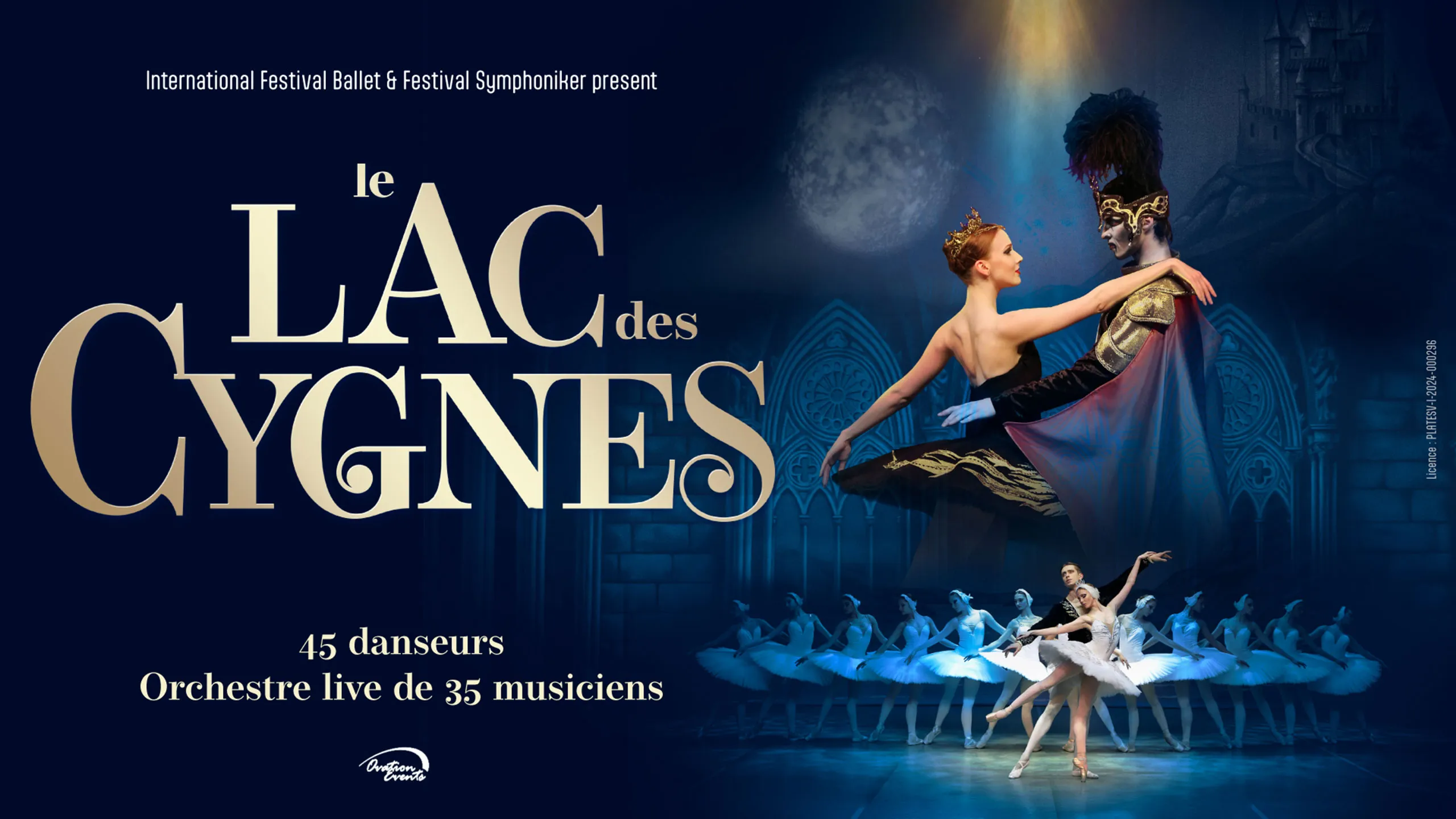 Affiche du spectacle le Lac des Cygnes