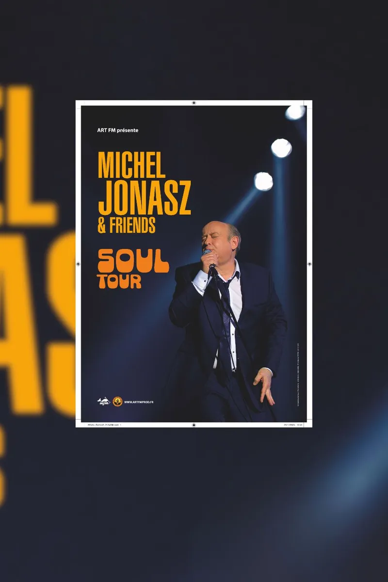 Affiche du concert de Michel Jonasz - Soul tour