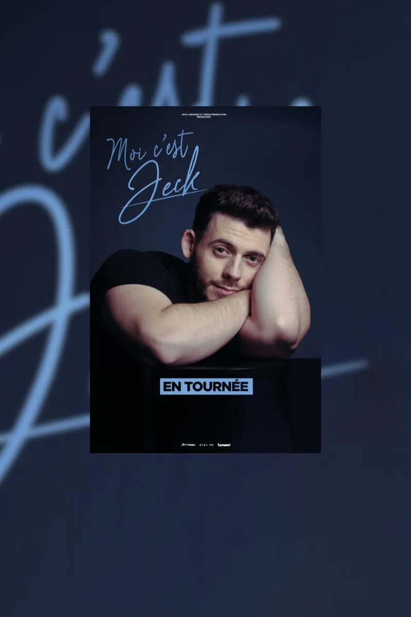 Affiche du concert de Jeck - Moi c'est Jeck