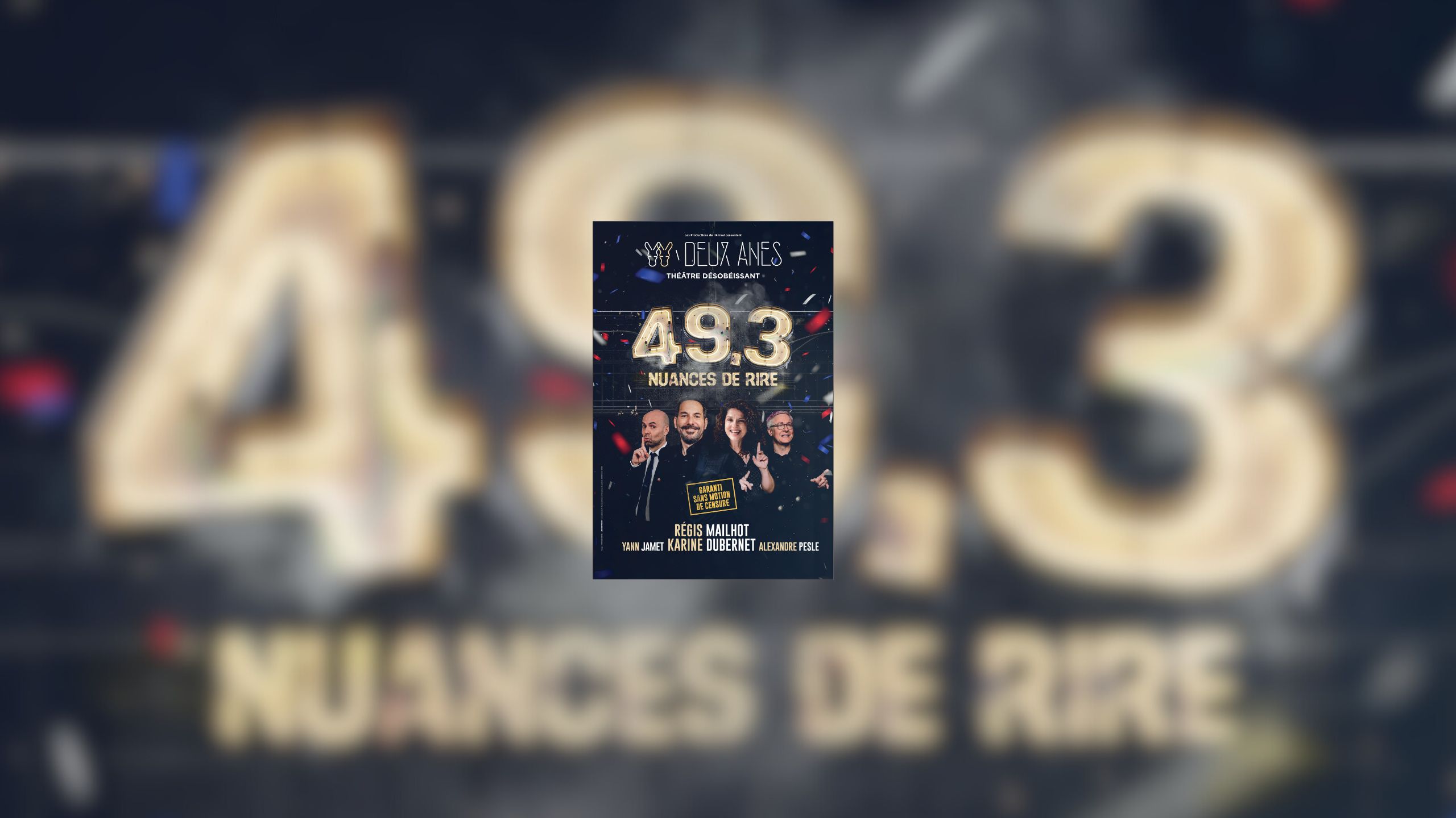 Affiche 49.3 Nuances de Rire en concert au Casino Barrière Toulouse