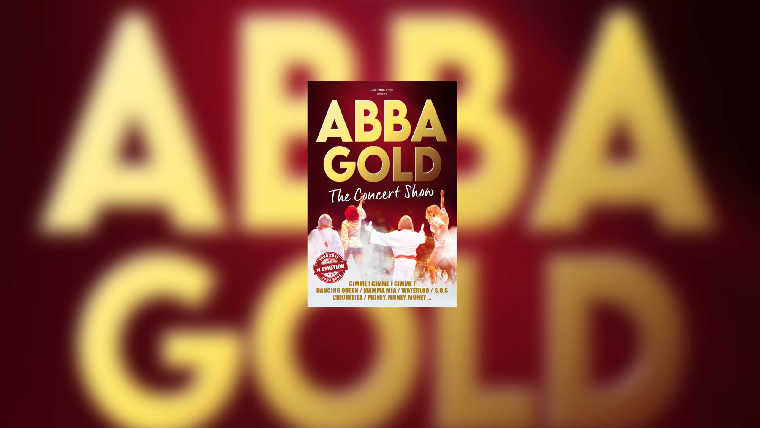 Affiche Abba Gold en concert au Casino Barrière Toulouse