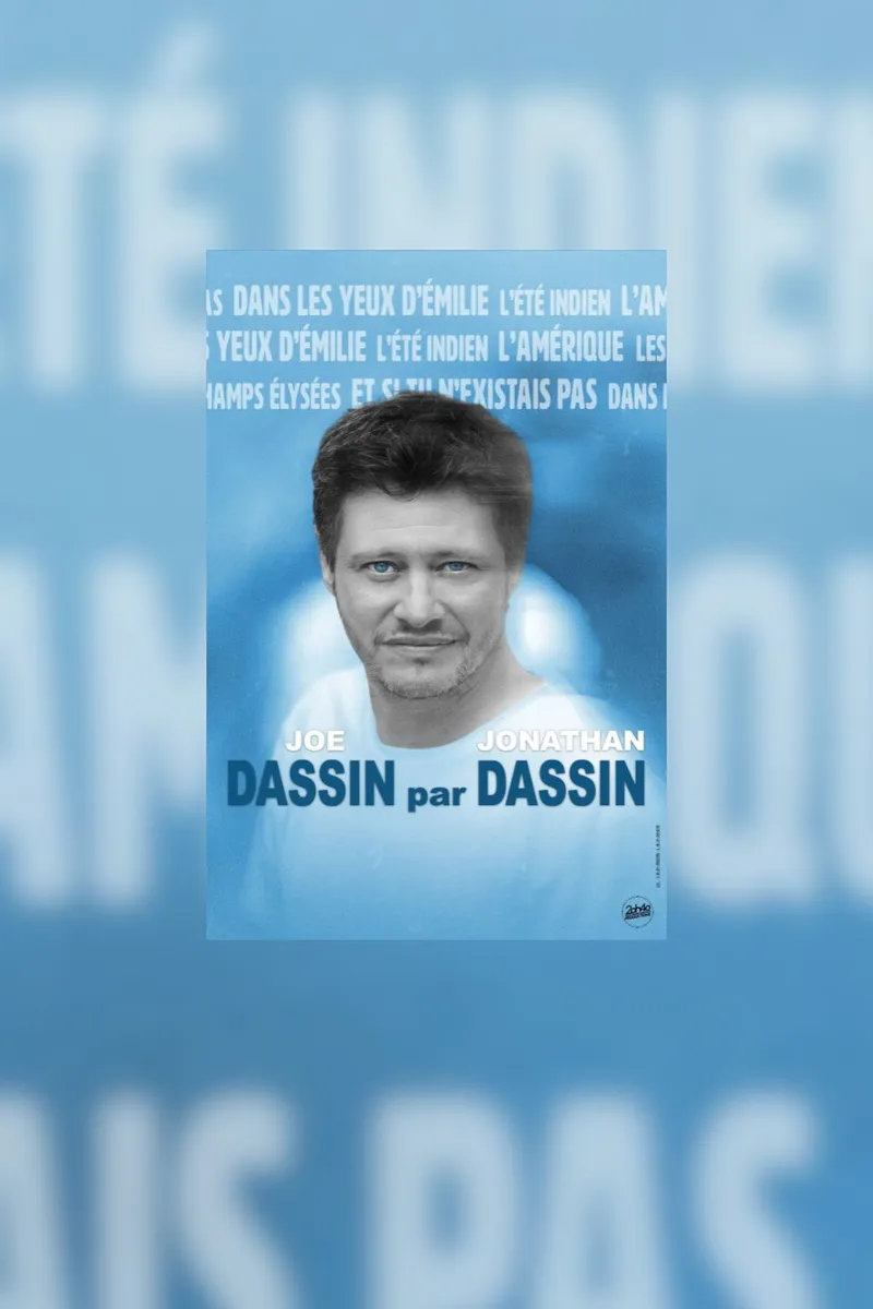 Affiche du spectacle de Jonathan Dassin - Chante Dassin