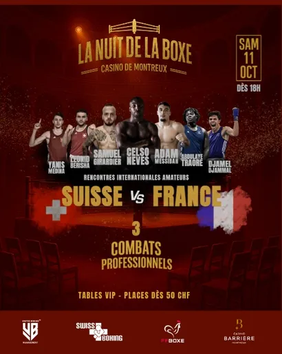 La nuit de la boxe au Casino Barrière Montreux