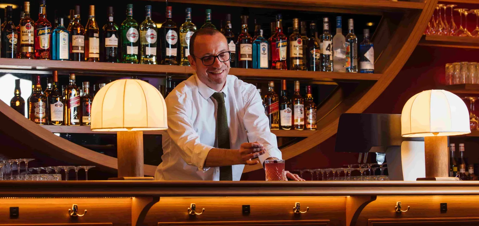 Bar du restaurant Chérie Cherry Enghien-les-Bains