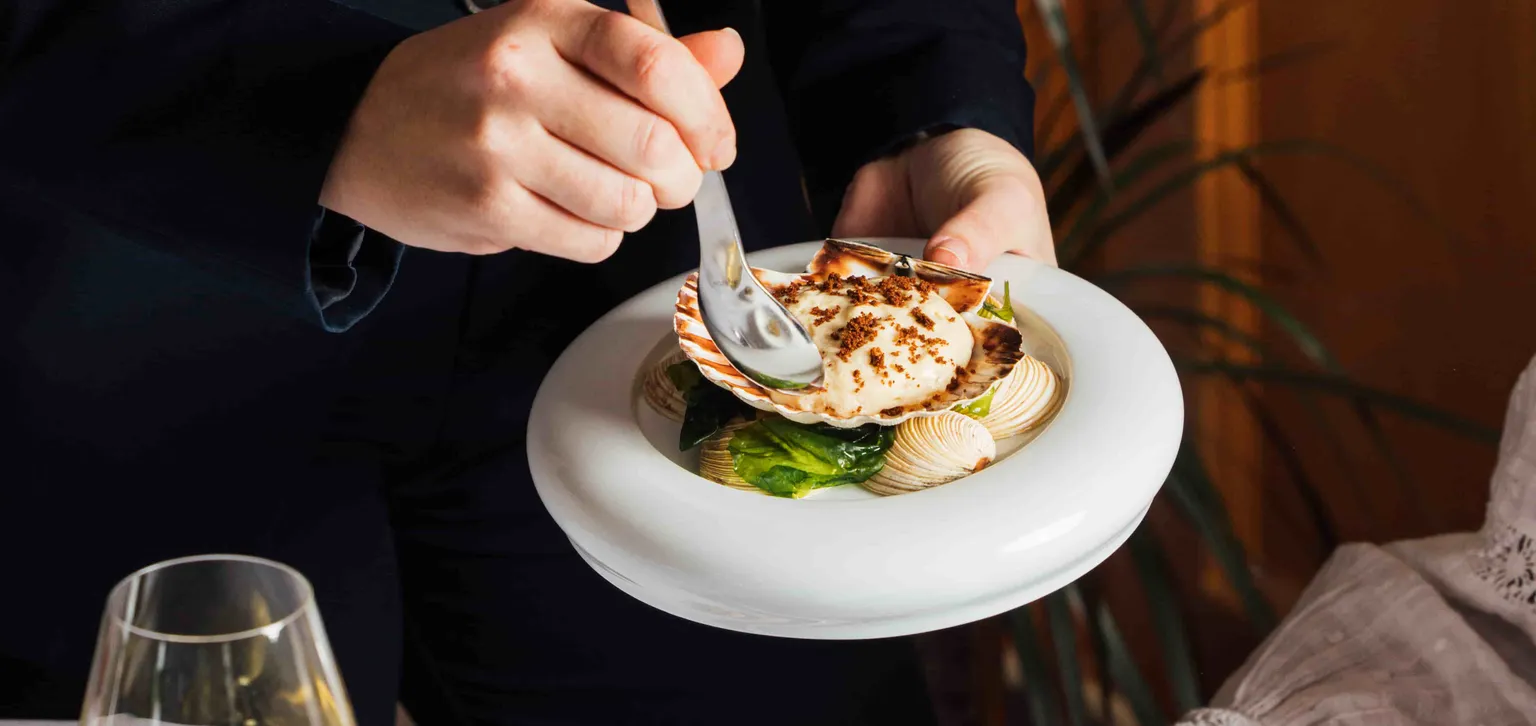 Plats et service au Castel Marie-Louise