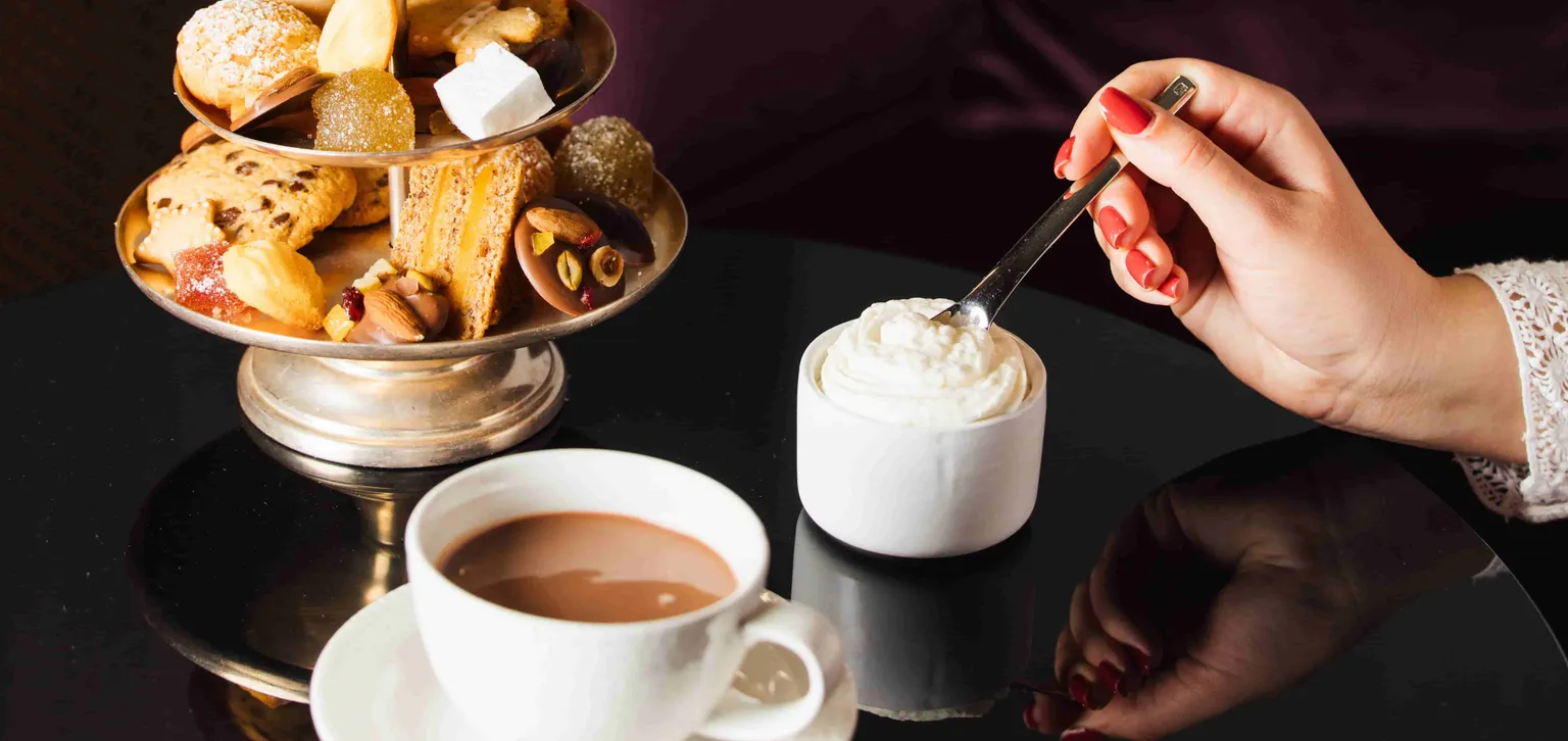 Café gourmand au Castel Marie-Louise