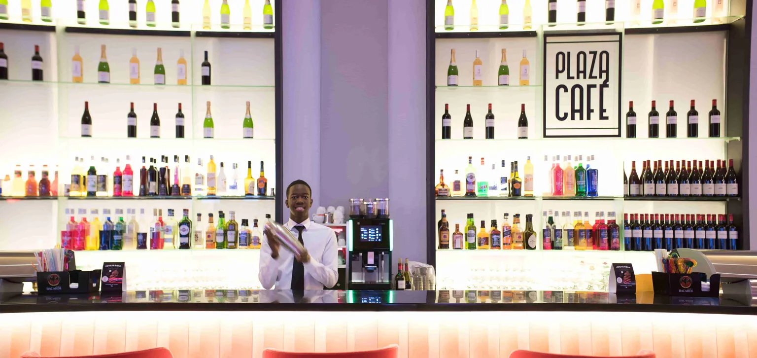 Bar du restaurant Le Plaza Café Deauville