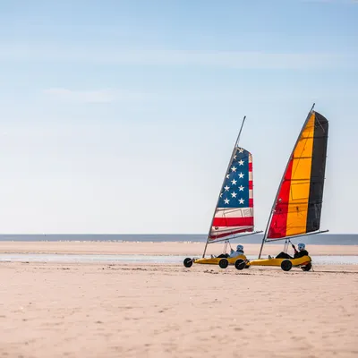 Char à voile au Touquet