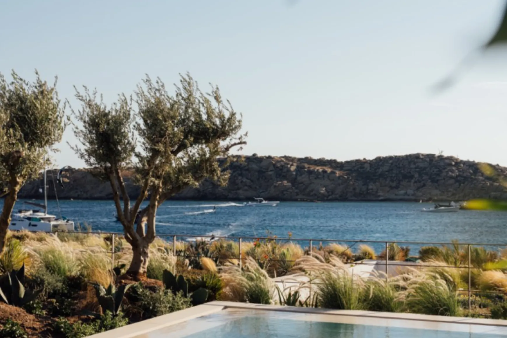 Fouquets mykonos -  Private pool sea view