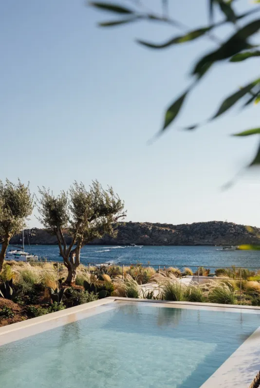 Fouquets mykonos -  Private pool sea view